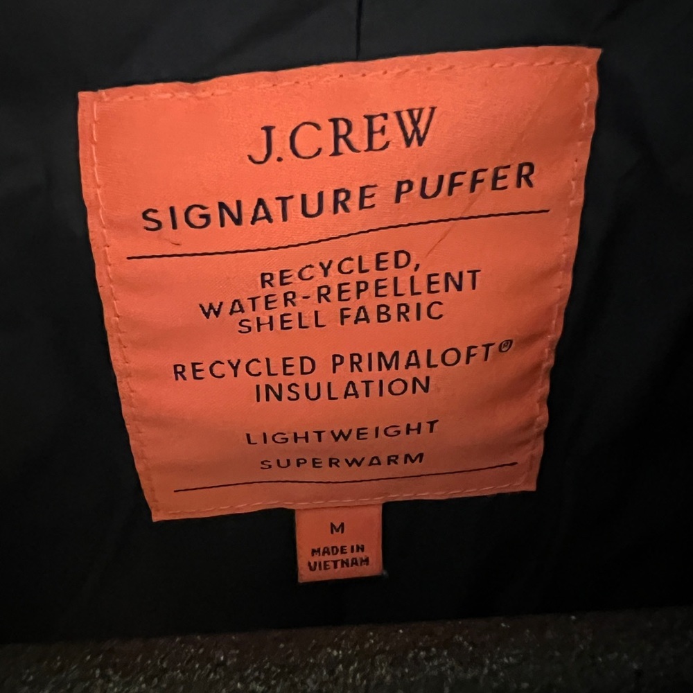 J. Crew Women’s Navy Blue Quilted Shirt Jacket - Picture 2 of 8